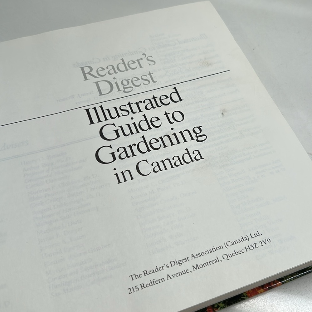 Vintage 1979 Reader's Digest Illustrated Guide to Gardening in Canada Book - Picture 5 of 16